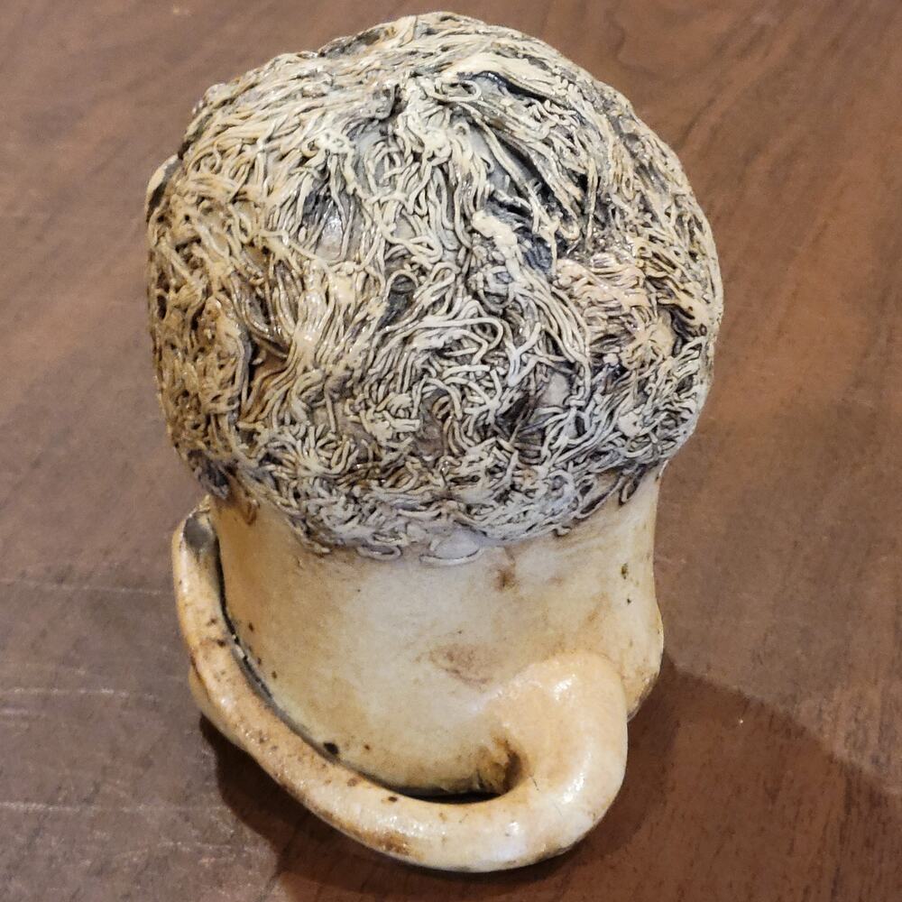 Vintage  Natalie Surving Ceramic Lion Head Sculpture @1979 - Picture 12 of 12